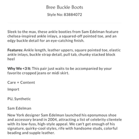 EUC-Anthropologie x Sam Edelman Bree Buckle Boots - Brown - 8.5 - Picture 10 of 10